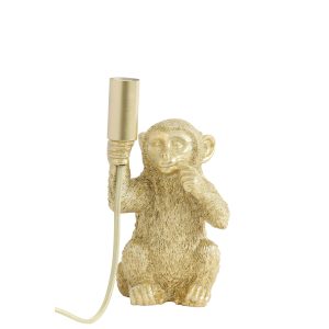 Light & Living tafellamp Monkey – goud – 13×12.5×23.5cm Light & Living tafellamp Monkey – goud – 13×12.5×23.5cm