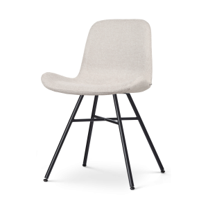 Nolon Noa-Fé Eetkamerstoel Beige – Stof – Zwart Onderstel Nolon Noa-Fé Eetkamerstoel Beige – Stof – Zwart Onderstel