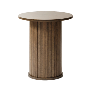 Olivine Lenn Ronde Houten Bijzettafel Ø 50 cm – Gerookt Eiken Olivine Lenn Ronde Houten Bijzettafel Ø 50 cm – Gerookt Eiken