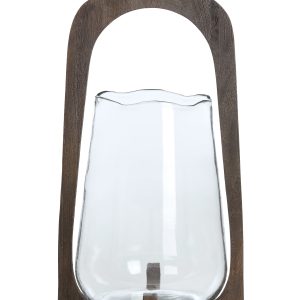 Light & Living windlicht ANOSY – Ø26x48cm – bruin