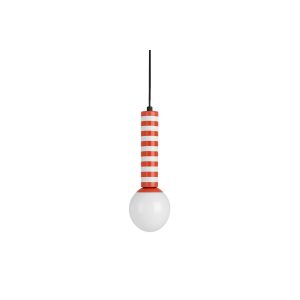 Leitmotiv hanglamp Rayado Retro – oranje – Ø12cm Leitmotiv hanglamp Rayado Retro – oranje – Ø12cm