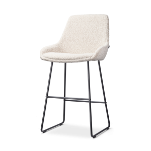 Nolon Nino-Isa Barkruk Bouclé Beige – Stof – Zwart Onderstel – 65 cm Nolon Nino-Isa Barkruk Bouclé Beige – Stof – Zwart Onderstel – 65 cm