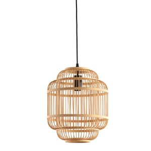 Luqaza hanglamp Jeppe – bamboe naturel – Ø30cm Luqaza hanglamp Jeppe – bamboe naturel – Ø30cm