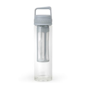 Leopold Vienna – Cold brew infuser bottle Moshi glas grijs Leopold Vienna – Cold brew infuser bottle Moshi glas grijs