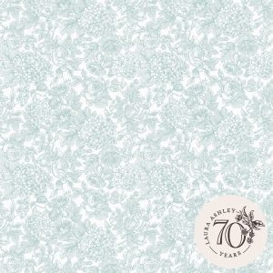Laura Ashley Vliesbehang – Louise – Duck Egg Blue – Blauw 10mx52cm Laura Ashley Vliesbehang – Louise – Duck Egg Blue – Blauw 10mx52cm