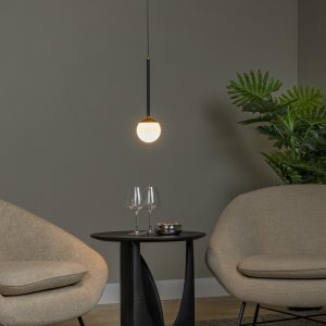 Lucide hanglamp CALINA – Geïntegreerde LED – Zwart Lucide hanglamp CALINA – Geïntegreerde LED – Zwart