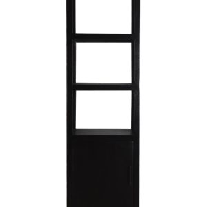 Livingfurn boekenkast Jaxx – 60cm – mangohout – zwart Livingfurn boekenkast Jaxx – 60cm – mangohout – zwart