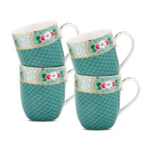 Pip Studio Blushing Birds Mokken – Servies – Set van 4 Kleine Kopjes – Pip Studio Blushing Birds Mokken – Servies – Set van 4 Kleine Kopjes –