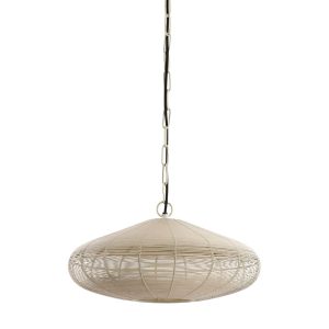 Light & Living hanglamp BAHOTO – wit – Ø40x18cm Light & Living hanglamp BAHOTO – wit – Ø40x18cm