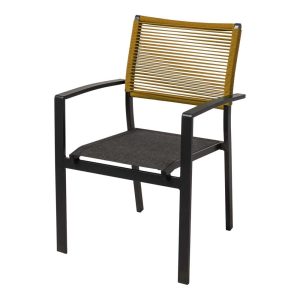 Lesli Living bistrostoel Vitolini – geel – 57x62x87cm Lesli Living bistrostoel Vitolini – geel – 57x62x87cm