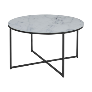 Lisomme Owen Ronde Salontfafel Marmerlook Ø 80 cm – Wit Lisomme Owen Ronde Salontfafel Marmerlook Ø 80 cm – Wit