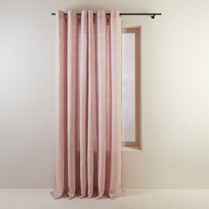 Madura Gordijn Carlina poederroze en zwarte hommel 144×280 cm Madura Gordijn Carlina poederroze en zwarte hommel 144×280 cm