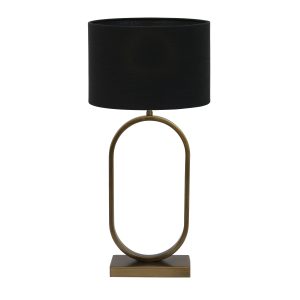 Light & Living tafellamp Jamiri/Livigno – ant. brons, zwart – 30x30x67 Light & Living tafellamp Jamiri/Livigno – ant. brons, zwart – 30x30x67