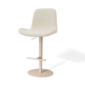 Nolon Niva-Fé tulp barkruk cottonbeige – verstelbaar – beige poten Nolon Niva-Fé tulp barkruk cottonbeige – verstelbaar – beige poten