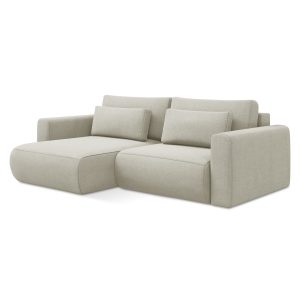 LaMiaSofa hoekbank links Perugia – textuurstof – lichtbeige – 240x149x LaMiaSofa hoekbank links Perugia – textuurstof – lichtbeige – 240x149x