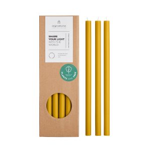 Originalhome dinerkaarsen – ø 1.3 cm – geel – set van 10 Originalhome dinerkaarsen – ø 1.3 cm – geel – set van 10