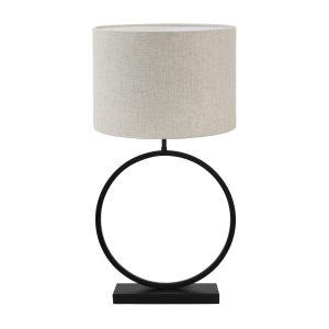 Light & Living tafellamp Liva/Livigno – zwart, naturel – 40x40x78.5cm Light & Living tafellamp Liva/Livigno – zwart, naturel – 40x40x78.5cm