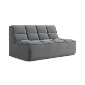 LaMiaSofa Tweezits modulaire bank Belluno – velours – staal – 160x93x7