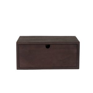 LABEL51 Nachtkastje Hover – Donkerbruin Hout – 45x30x20cm LABEL51 Nachtkastje Hover – Donkerbruin Hout – 45x30x20cm