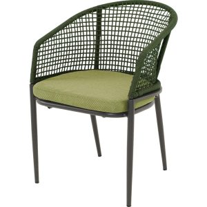 Lesli Living bistrostoel Kioto – groen – 56x62x77cm – set van 2 Lesli Living bistrostoel Kioto – groen – 56x62x77cm – set van 2