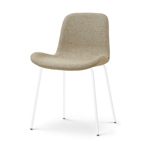 Nolon Nora-Fé Eetkamerstoel Taupe Melange – Wit Onderstel Nolon Nora-Fé Eetkamerstoel Taupe Melange – Wit Onderstel