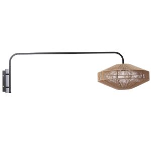 Light & Living wandlamp LYRA – Ø43x115cm – bruin Light & Living wandlamp LYRA – Ø43x115cm – bruin