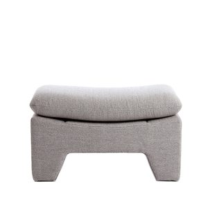 Light & Living poef DASHA – 80x40x48.5cm – grijs Light & Living poef DASHA – 80x40x48.5cm – grijs