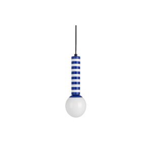Leitmotiv hanglamp Rayado Retro – blauw – Ø12cm Leitmotiv hanglamp Rayado Retro – blauw – Ø12cm