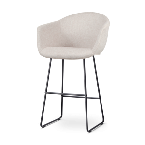 Nolon Nino-Otis Barkruk Beige – met Armleuning – Zwart – 75 cm Nolon Nino-Otis Barkruk Beige – met Armleuning – Zwart – 75 cm