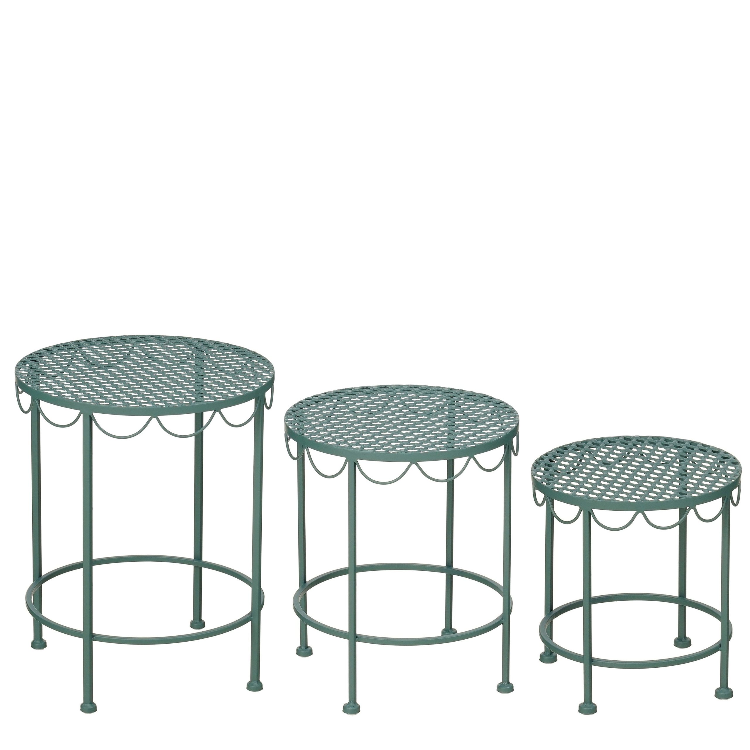 Mica Decorations Marseille Plantenrek Plantentafel Set van 3 - Planten