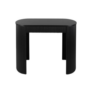 Leitmotiv side table Estriado – zwart – 100x40x76.5cm Leitmotiv side table Estriado – zwart – 100x40x76.5cm