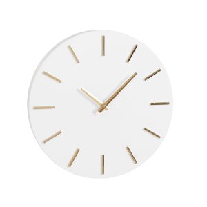 Mica Decorations Brixen Wandklok – Ø36 cm – Wit Mica Decorations Brixen Wandklok – Ø36 cm – Wit