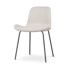 Nolon Nora-Fé Eetkamerstoel Beige – Stof – Zwarte Poten Nolon Nora-Fé Eetkamerstoel Beige – Stof – Zwarte Poten