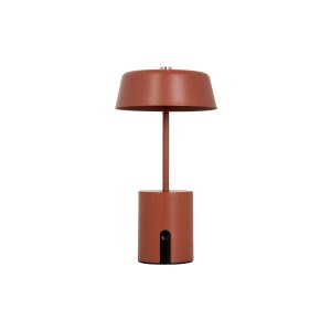 Leitmotiv tafellamp Elemental – rood – Ø12cm
