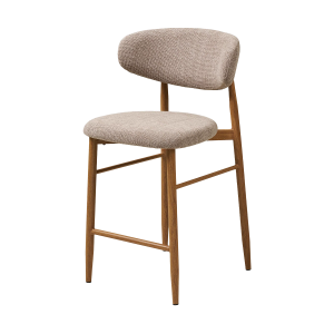 Nolon Jolien barkruk 65 cm taupe mixed – naturel onderstel Nolon Jolien barkruk 65 cm taupe mixed – naturel onderstel