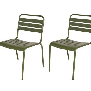 MaximaVida metalen tuinstoel Max olijfgroen – doos per 2 stuks MaximaVida metalen tuinstoel Max olijfgroen – doos per 2 stuks