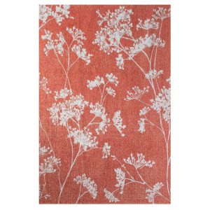 Lola&Moi vloerkleed Inflorescence – rood – 140x200cm Lola&Moi vloerkleed Inflorescence – rood – 140x200cm