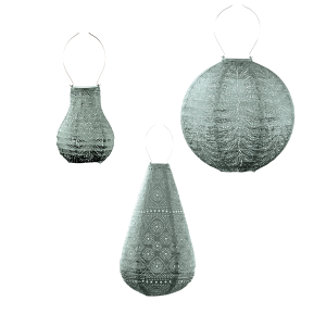 Lumiz solar lampion – groene set – 3 stuks Lumiz solar lampion – groene set – 3 stuks