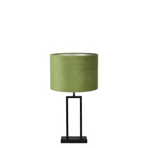 Light & Living tafellamp Shiva/Velours – zwart, groen – 30x30x62cm Light & Living tafellamp Shiva/Velours – zwart, groen – 30x30x62cm