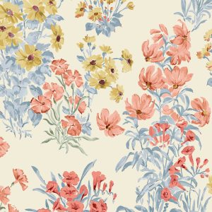 Laura Ashley Vliesbehang Megan Ochre Geel 10mx52cm Laura Ashley Vliesbehang Megan Ochre Geel 10mx52cm