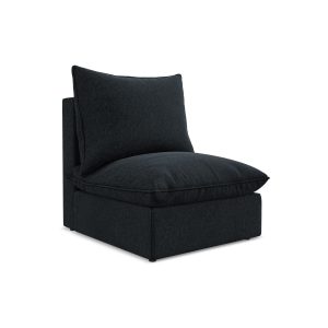 LaMiaSofa Bankmodule midden Ravenna – velours – koningsblauw – 75x90x7