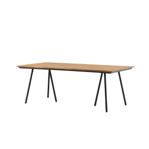 Nest outdoor Josua Tuintafel Zwart – Met Houten Blad – 200 x 100 cm Nest outdoor Josua Tuintafel Zwart – Met Houten Blad – 200 x 100 cm