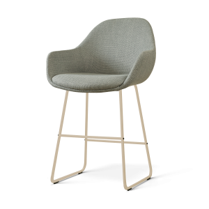 Nolon Nino-Mae barkruk saliegroen – beige onderstel – 65 cm