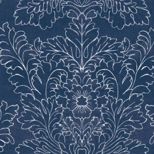 Laura Ashley Vliesbehang – Silchester Midnight Seaspray Blue – Blauw 1 Laura Ashley Vliesbehang – Silchester Midnight Seaspray Blue – Blauw 1