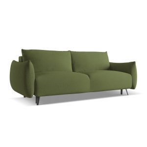 LaMiaSofa 3-zits slaapbank Genova – chenille stof – flessengroen – 230 LaMiaSofa 3-zits slaapbank Genova – chenille stof – flessengroen – 230