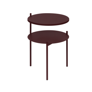 noo.ma Tu nachtkastje – Wine Berry, rond bijzettafeltje 42 x 42 x 55 c noo.ma Tu nachtkastje – Wine Berry, rond bijzettafeltje 42 x 42 x 55 c