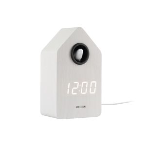 Karlsson wekker Cuckoo LED – wit – 6x9x15.3cm – Vaderdag – Vaderdagcad Karlsson wekker Cuckoo LED – wit – 6x9x15.3cm – Vaderdag – Vaderdagcad