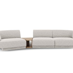 Micadoni linker modulaire bank Miley 3-zits, chenille, lichtgrijs – 12 Micadoni linker modulaire bank Miley 3-zits, chenille, lichtgrijs – 12