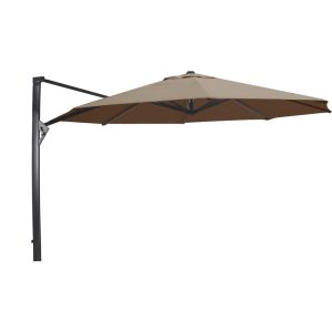 Lesli Living push-up parasol Taurus – taupe – Ø350cm Lesli Living push-up parasol Taurus – taupe – Ø350cm