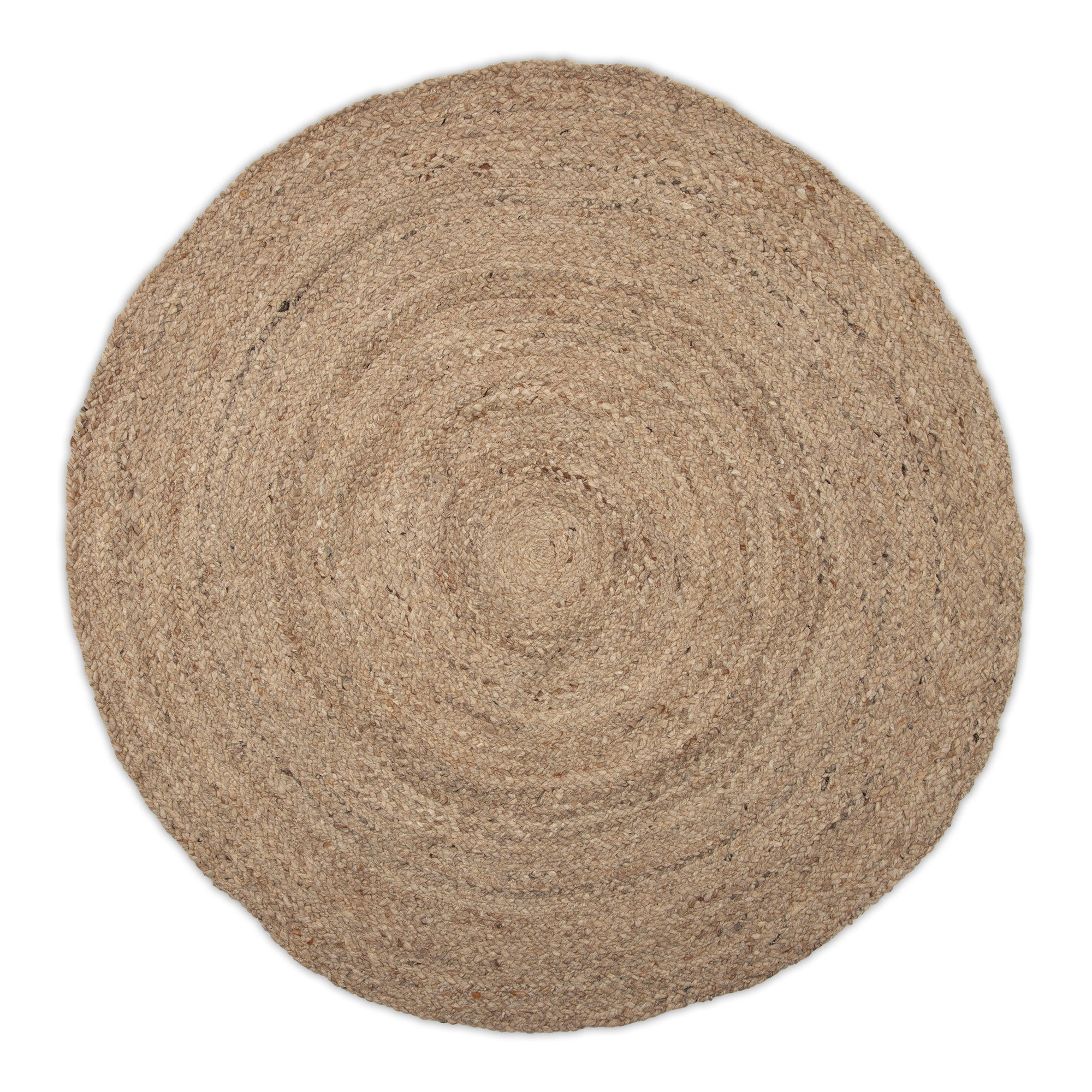 Mrcarpet vloerkleed Labyrint - Wol - bruin - Ø160 cm